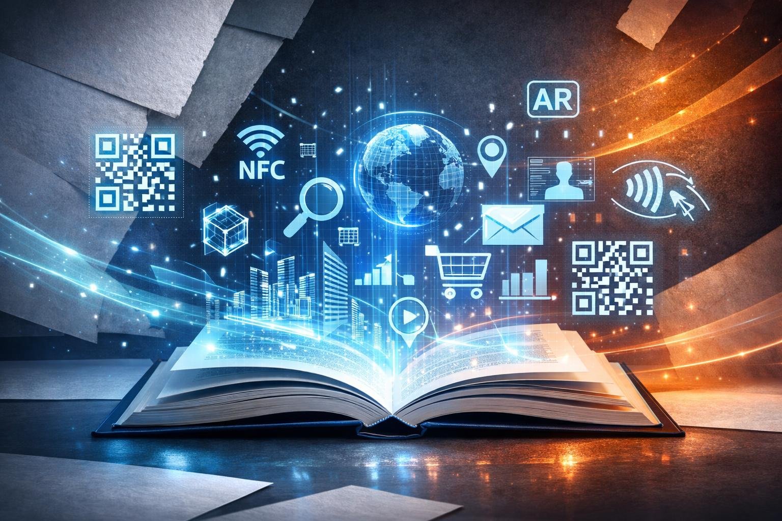 Interaktív nyomtatott kiadvány QR-kóddal és digitális kapcsolódással